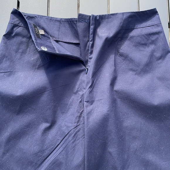 COS Cotton Wide Leg Cropped Trousers - Picture 7 of 16